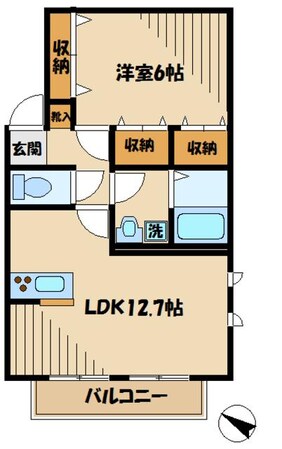 レイメゾンの物件間取画像